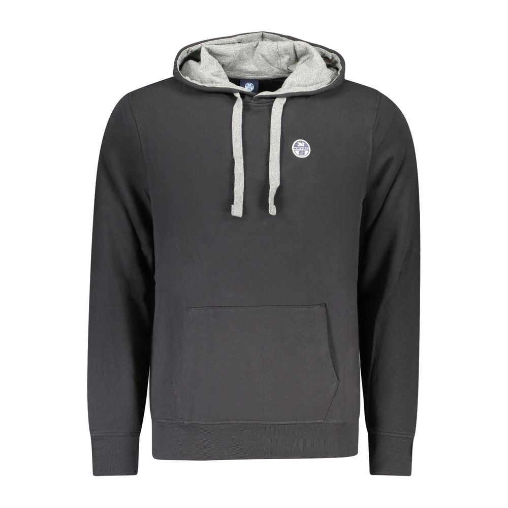 Black Cotton Sweatshirt