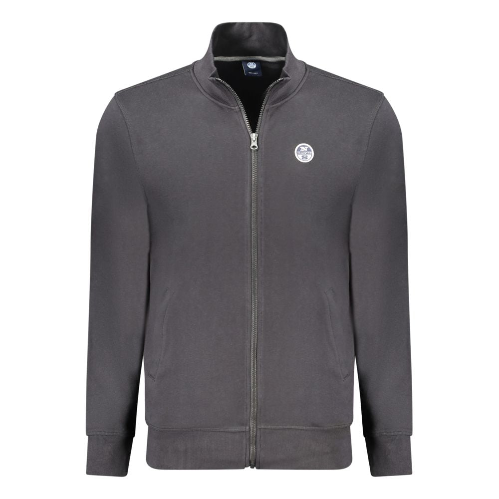 Black Cotton Sweatshirt