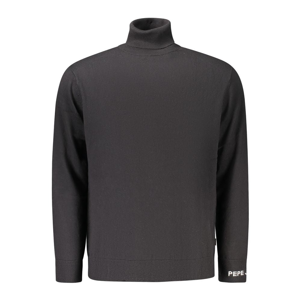 Black Cotton Sweater