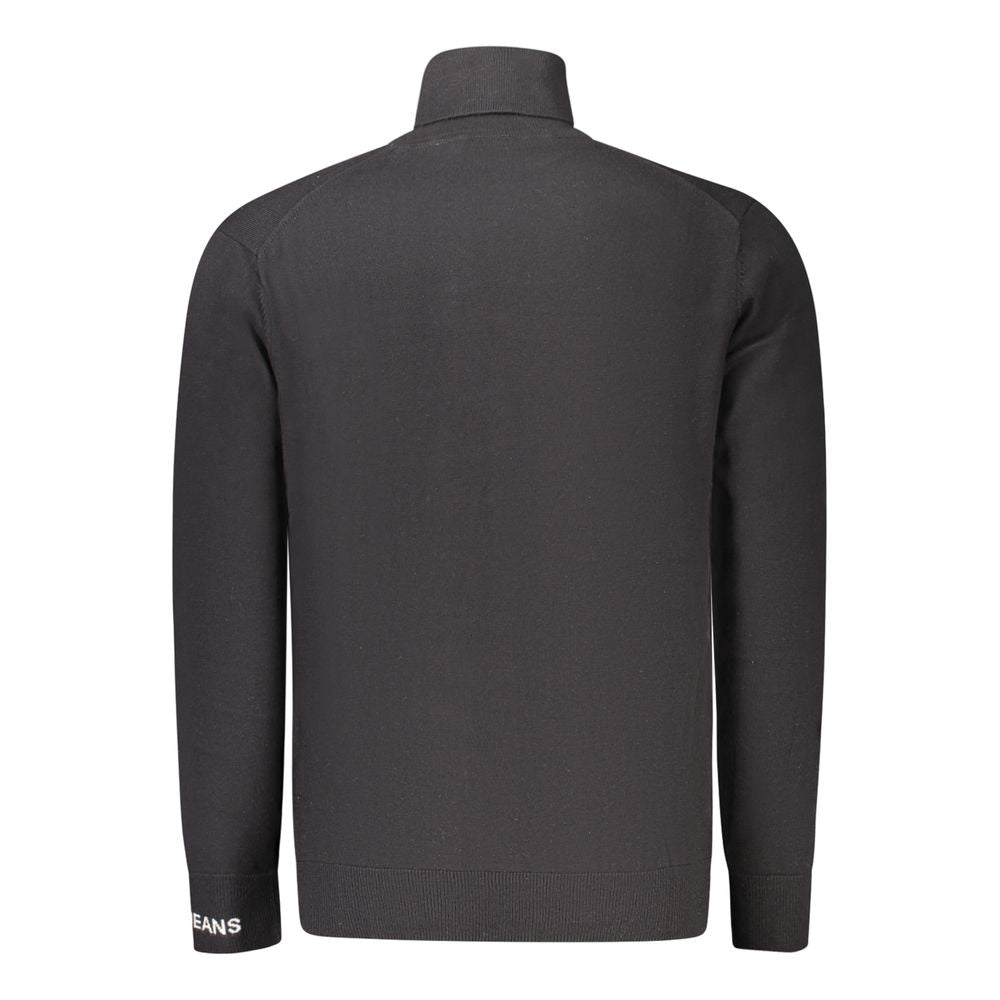 Black Cotton Sweater