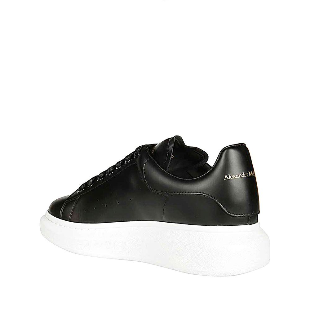 Alexander McQueen Black Calfskin Chunky Sneakers