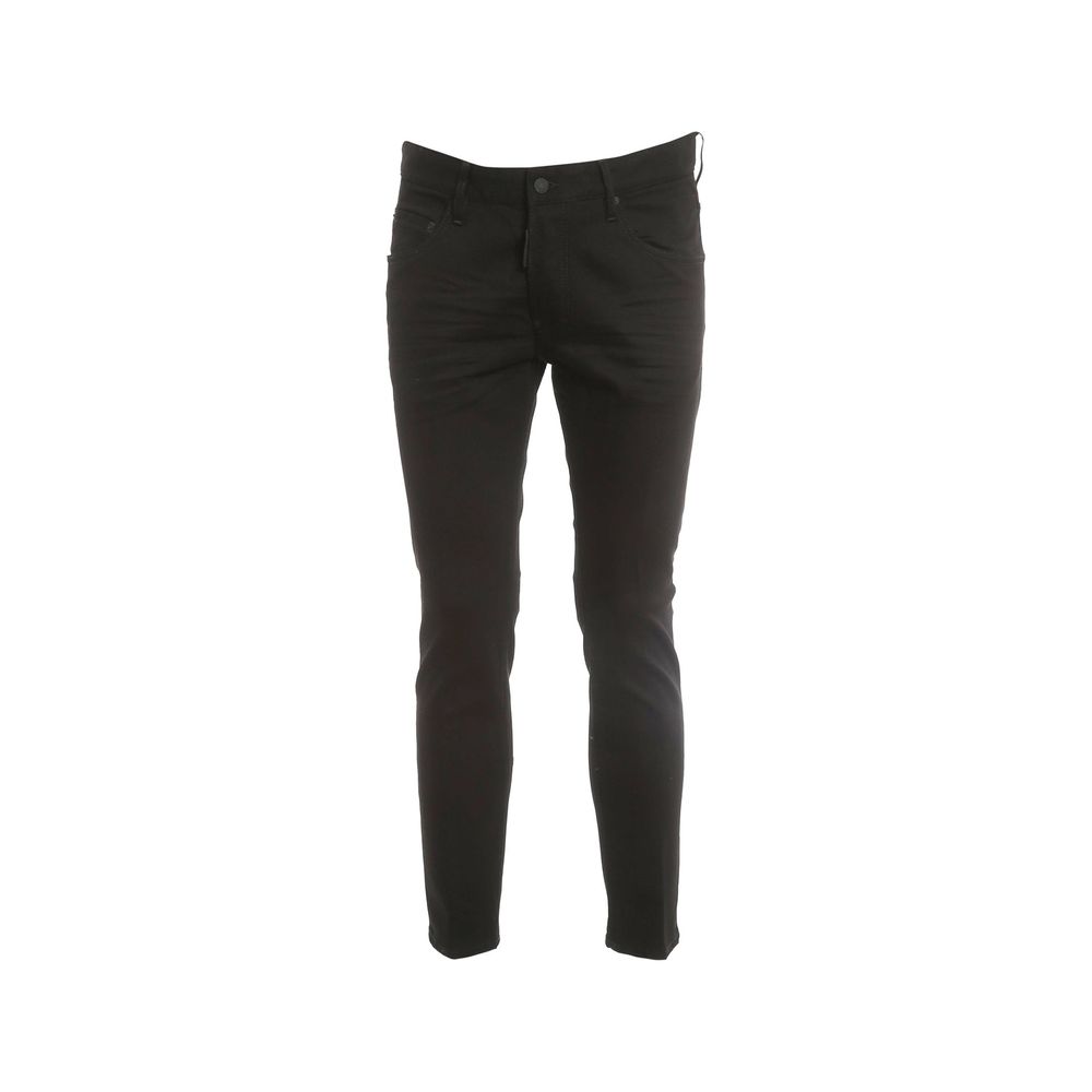 Dsquared² Black Cotton Skinny Jeans