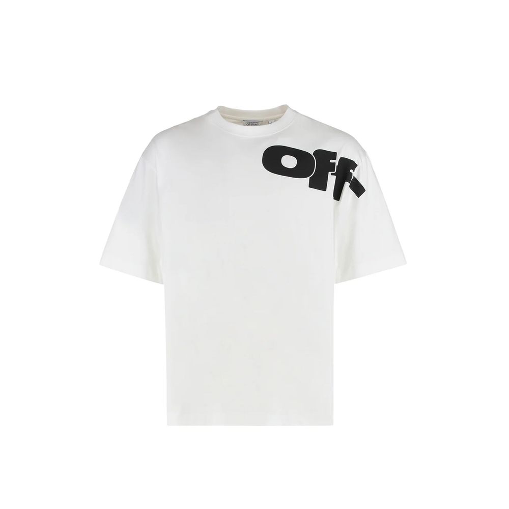 Off-White White Cotton T-Shirt