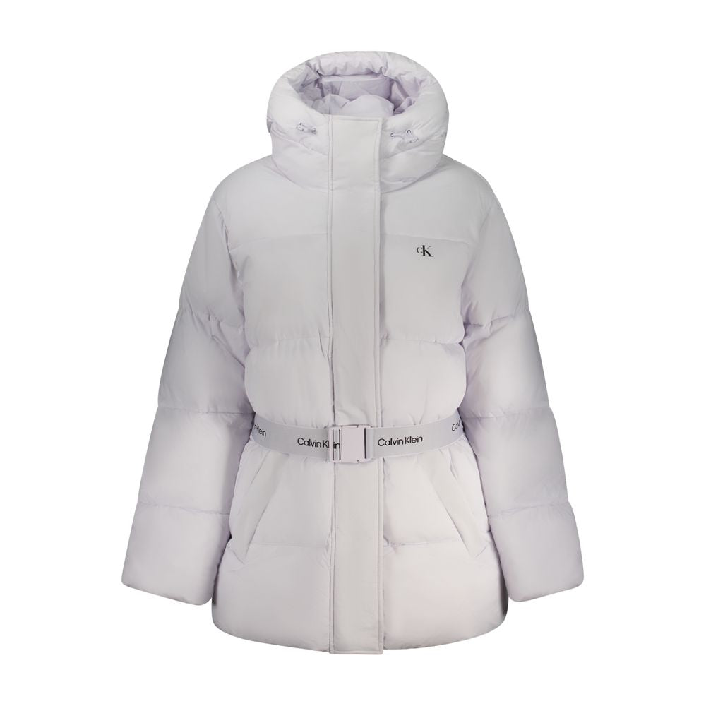 Calvin Klein Purple Nylon Jackets & Coat