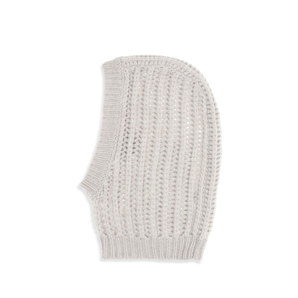 Brunello Cucinelli White Cashmere Hat